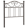 Ellis Scroll Twin Headboard Dark Bronze