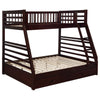 Ashton Twin Over Full 2-drawer Bunk Bed Cappuccino