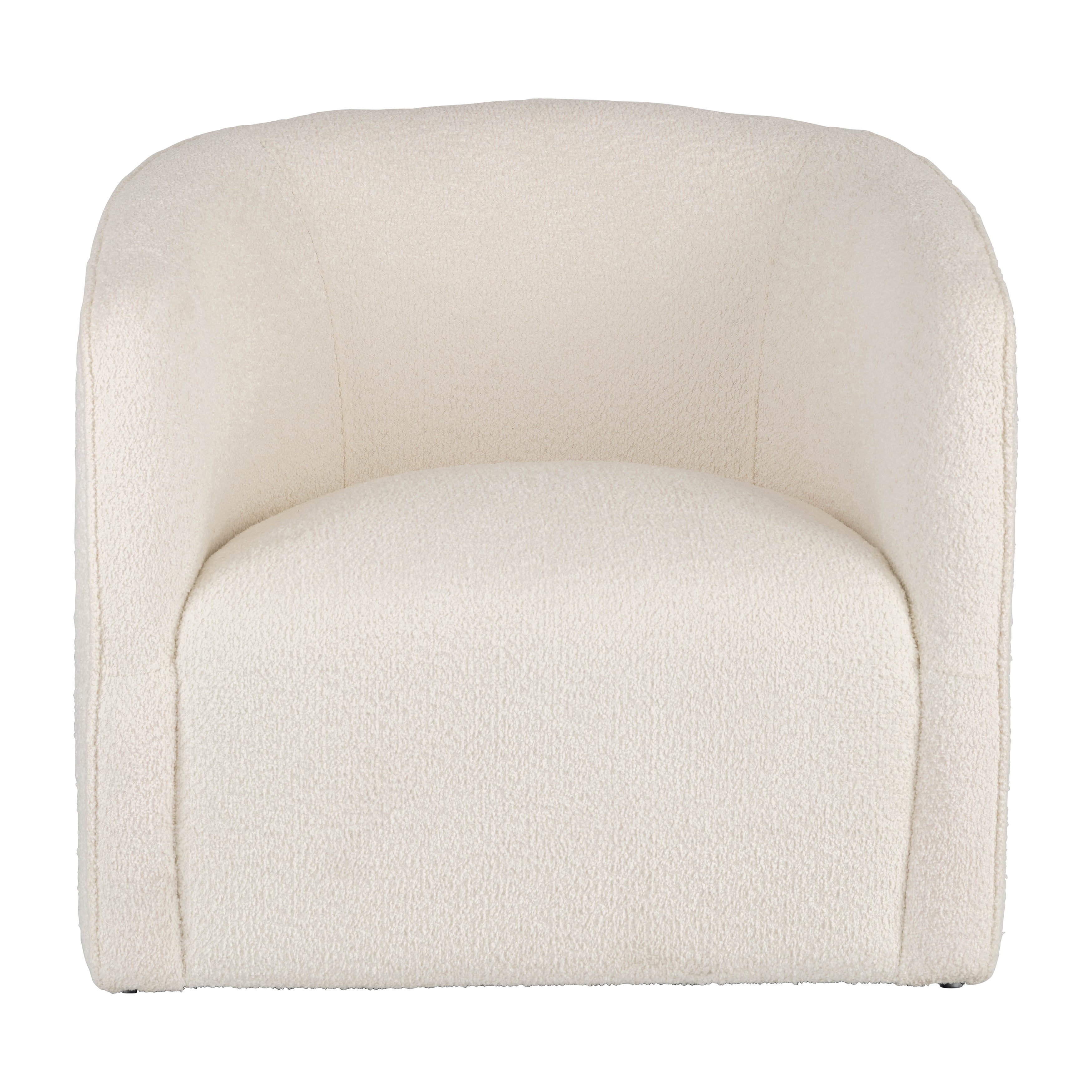 Barrel Arm Chair, Ivory