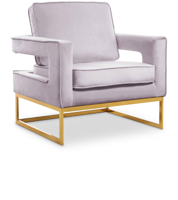 Noah Pink Velvet Accent Chair