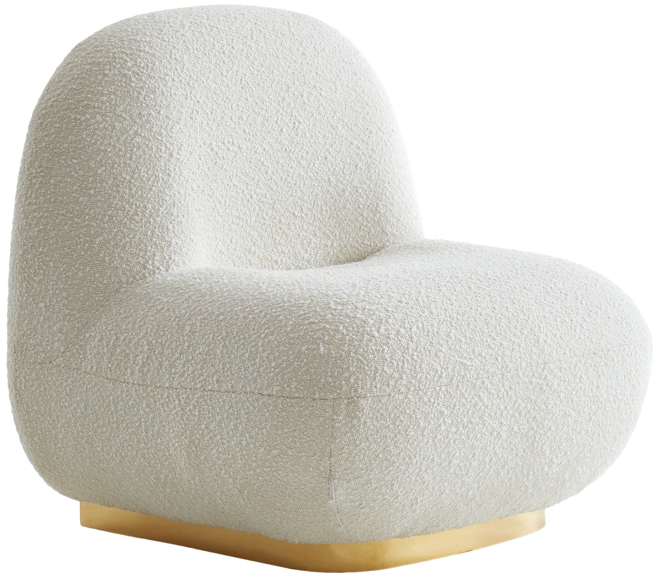 Liam Cream Boucle Fabric Accent Chair