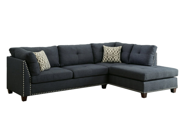 Laurissa Sectional Sofa & Ottoman W/2 Pillows