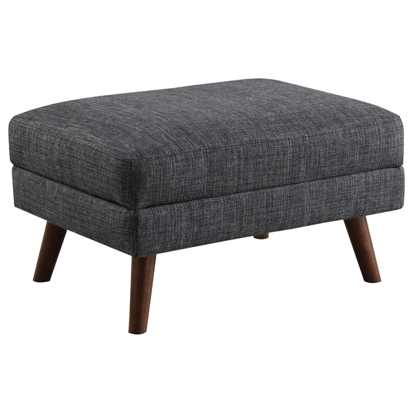 Churchill Rectangular Ottoman Dark Grey