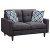 Watsonville Tufted Back Loveseat Grey