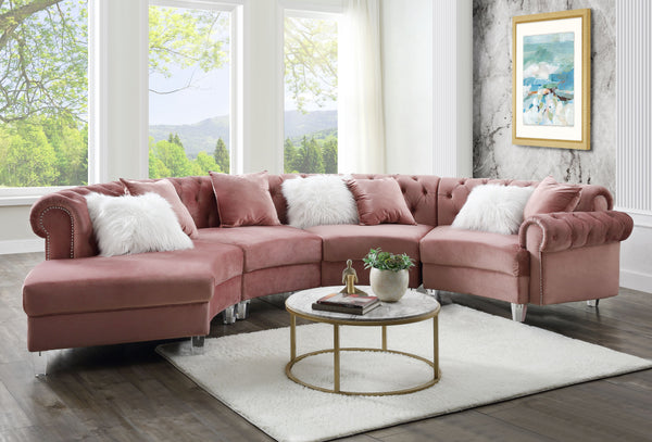 Ninagold Sectional Sofa W/7 Pillows