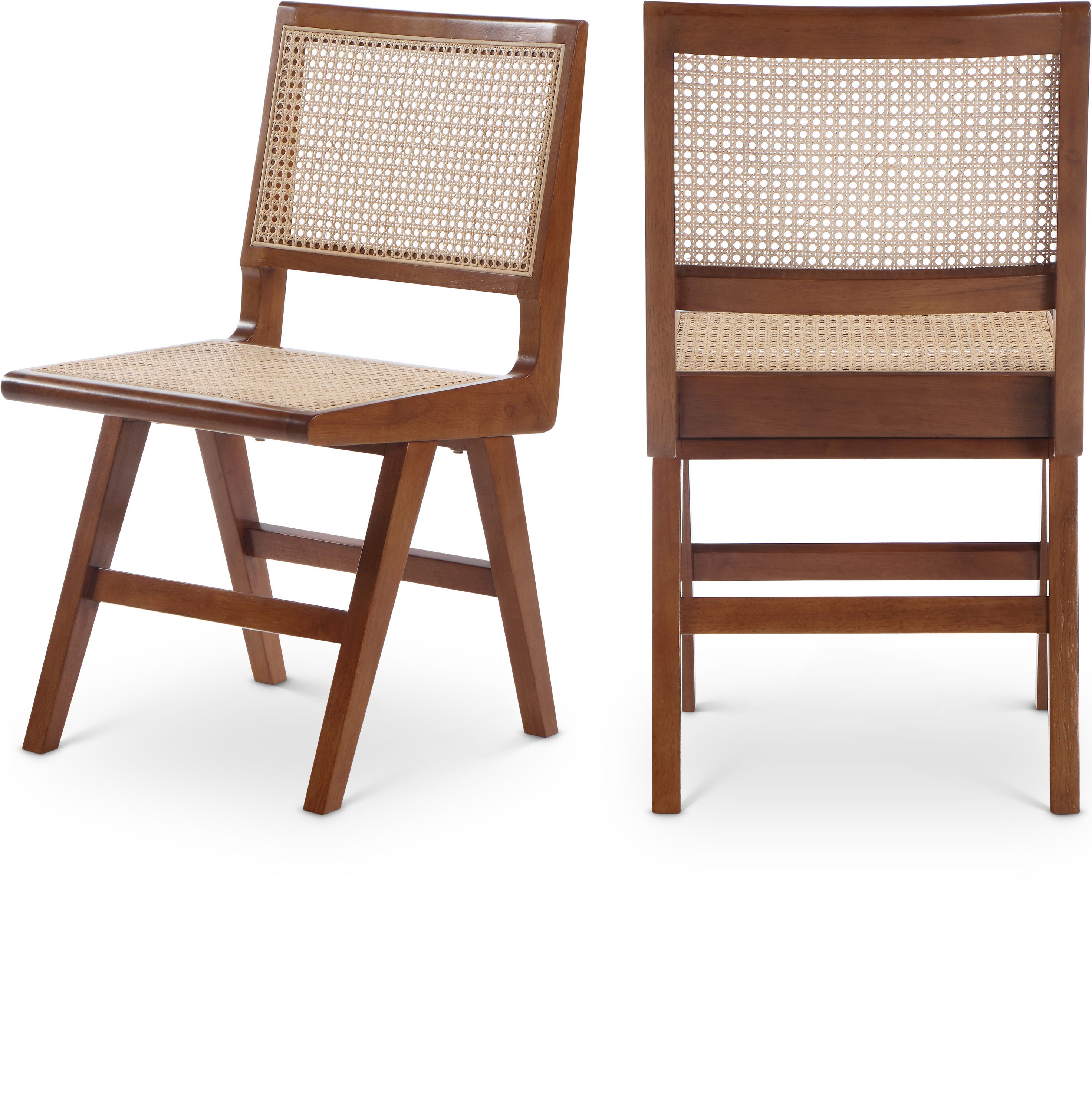 Preston Walnut Wood Dining Side Chair