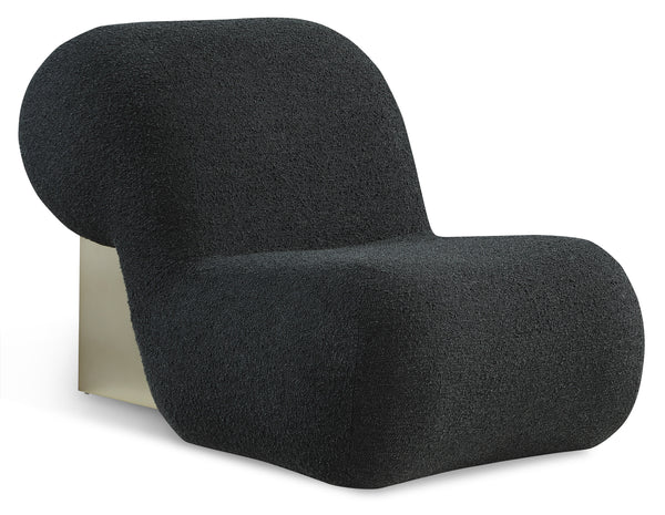 Quadra Black Fabric Accent Chair