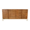 30" Midcentury Slat Sideboard, Mango Brwn