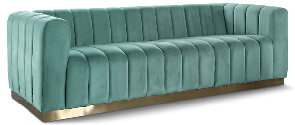 Marlon Mint Velvet Sofa