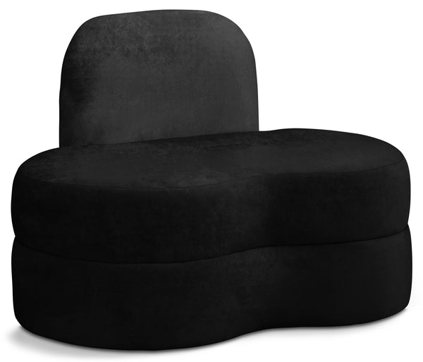 Mitzy Black Velvet Chair