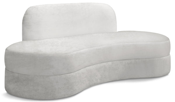 Mitzy Cream Velvet Sofa