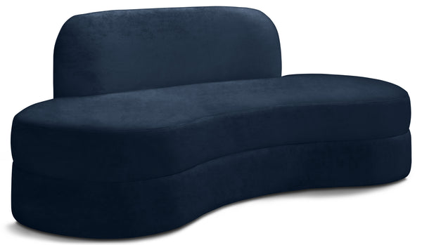 Mitzy Navy Velvet Sofa