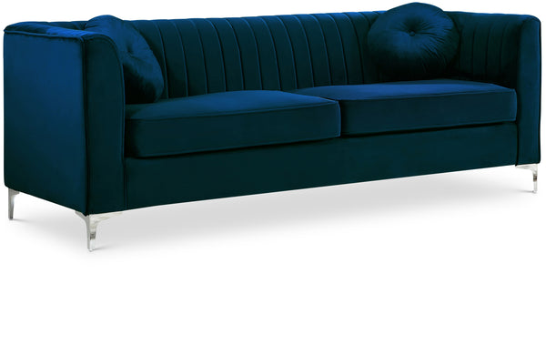 Isabelle Navy Velvet Sofa