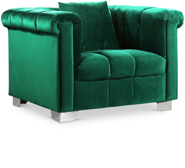 Kayla Green Velvet Chair