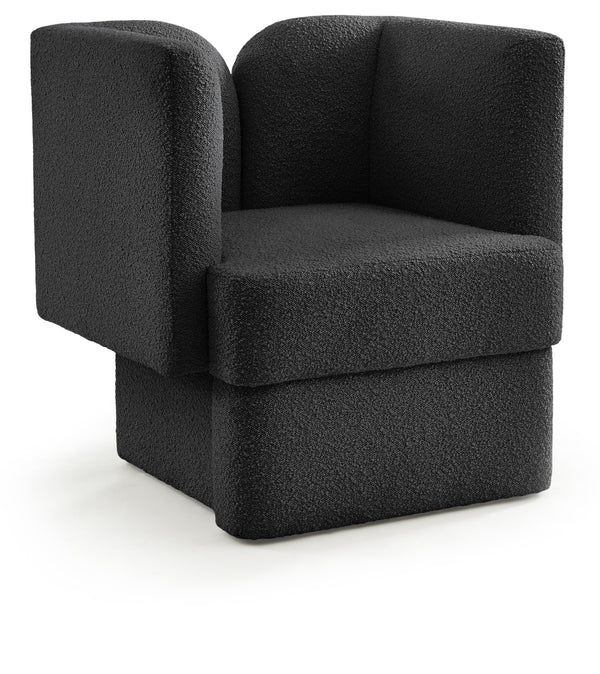 Marcel Black Boucle Fabric Chair