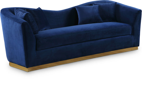 Arabella Navy Velvet Sofa