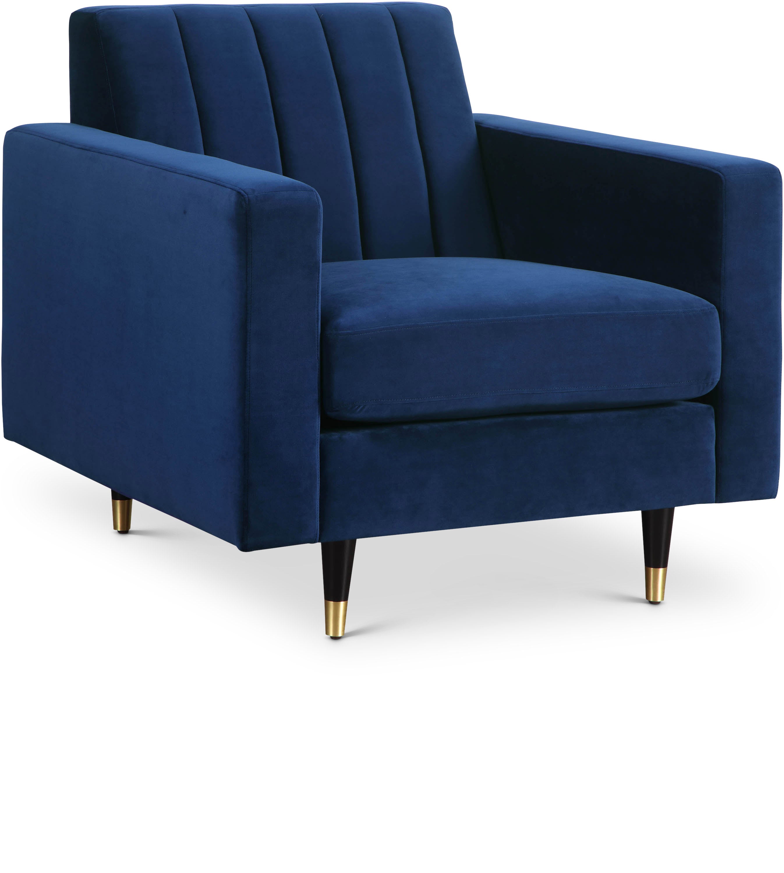 Lola Navy Velvet Chair