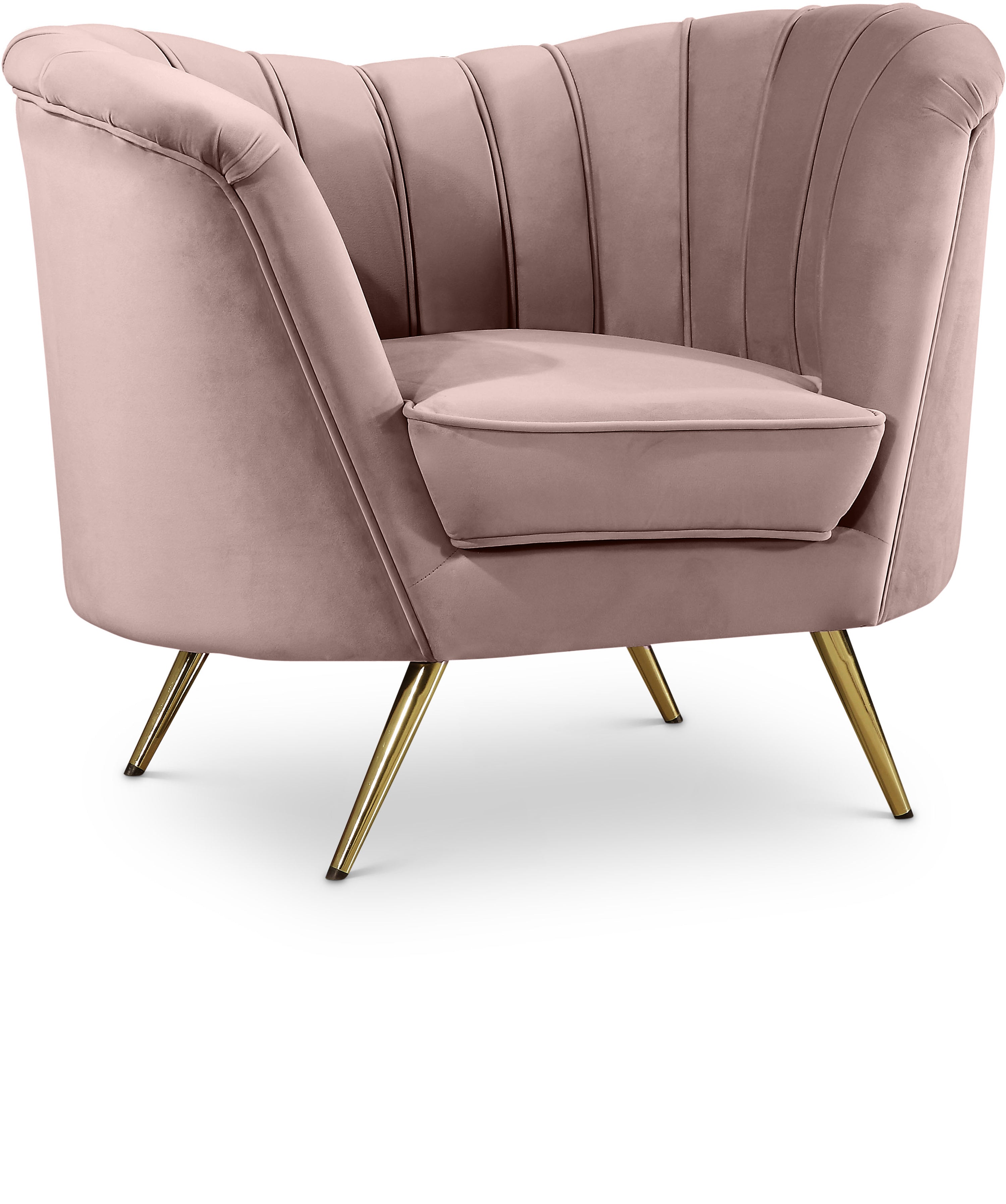 Margo Pink Velvet Chair