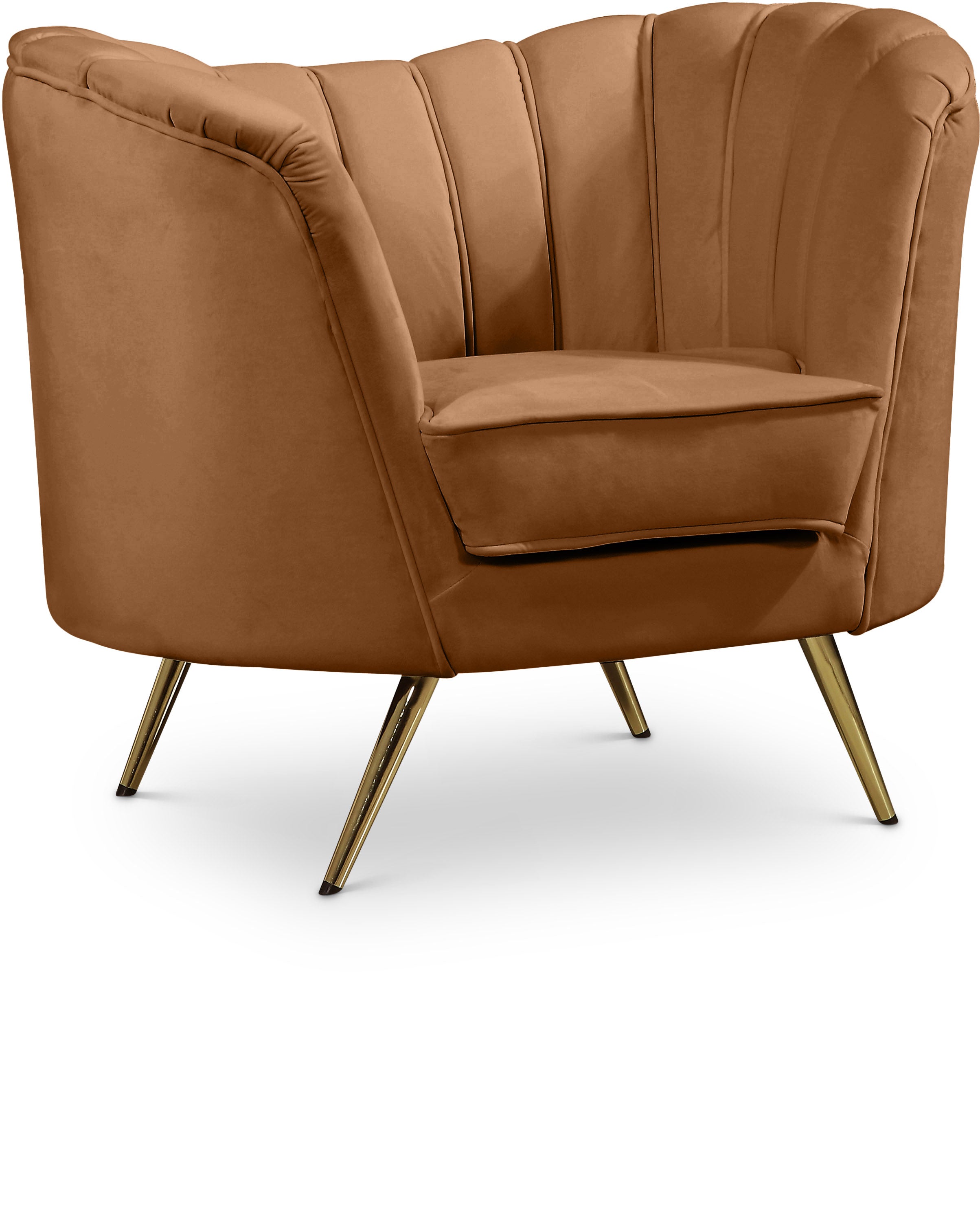 Margo Saddle Velvet Chair