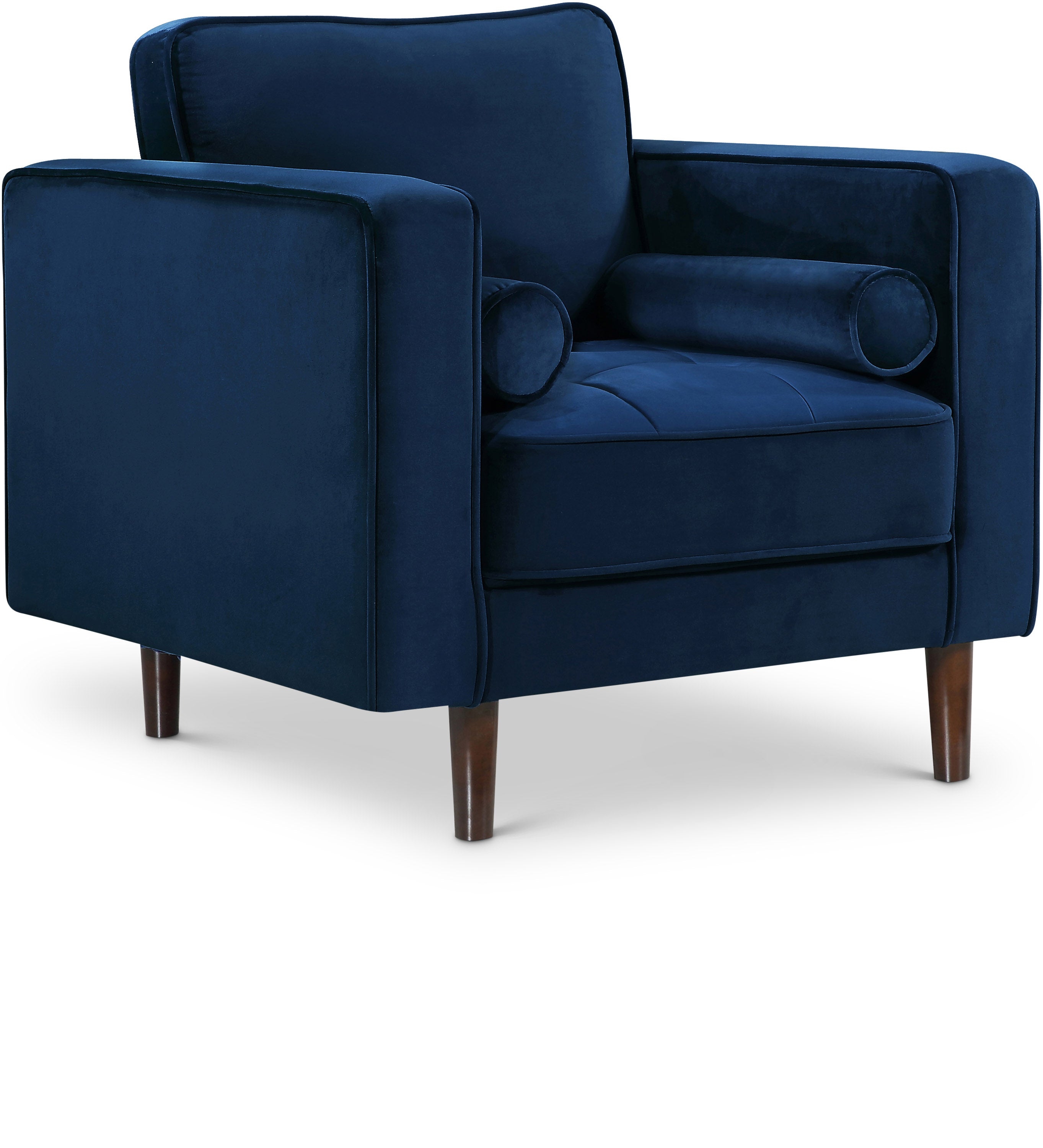 Emily Navy Velvet Chair