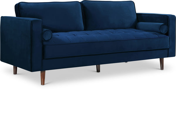 Emily Navy Velvet Sofa