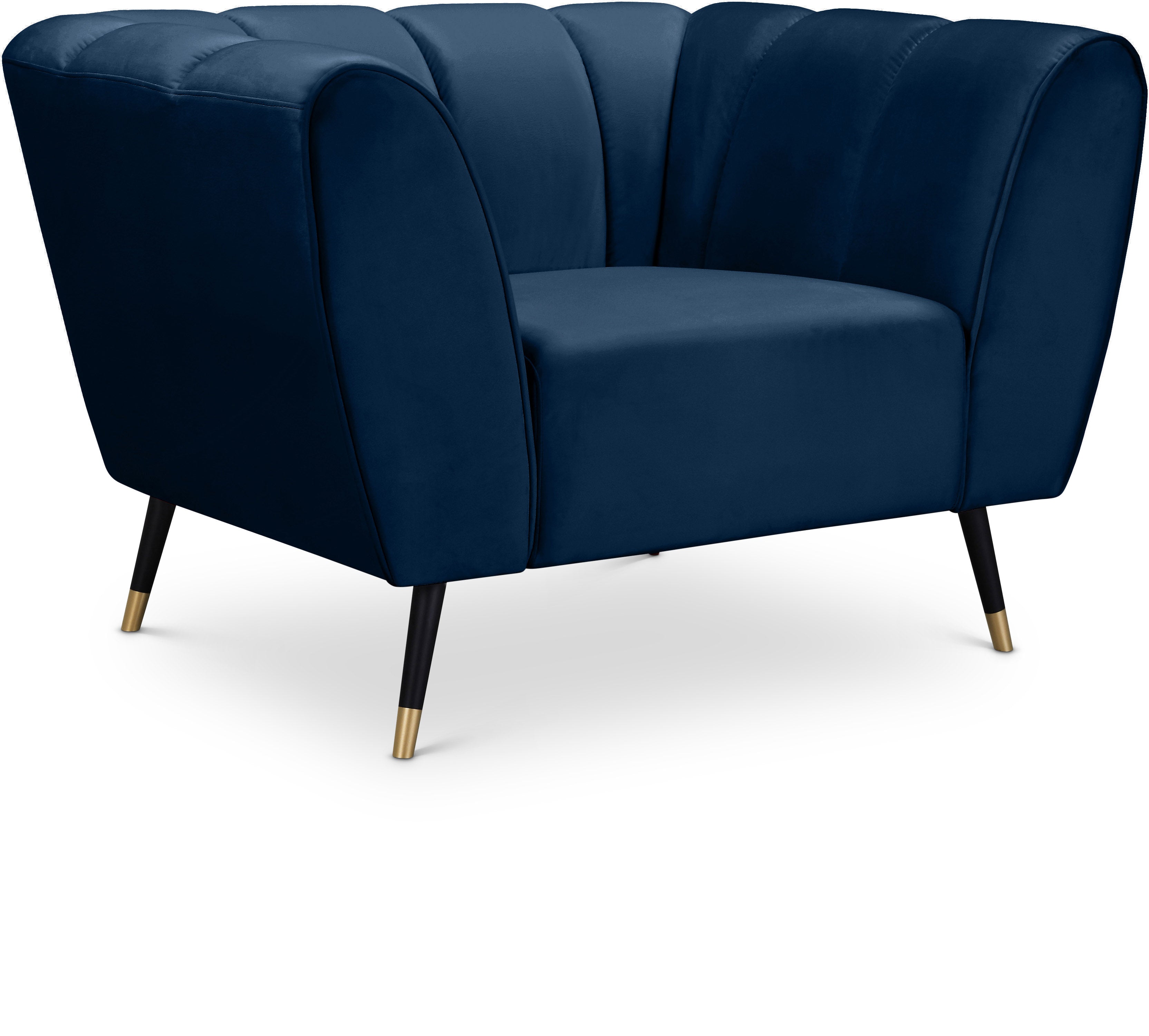 Beaumont Navy Velvet Chair