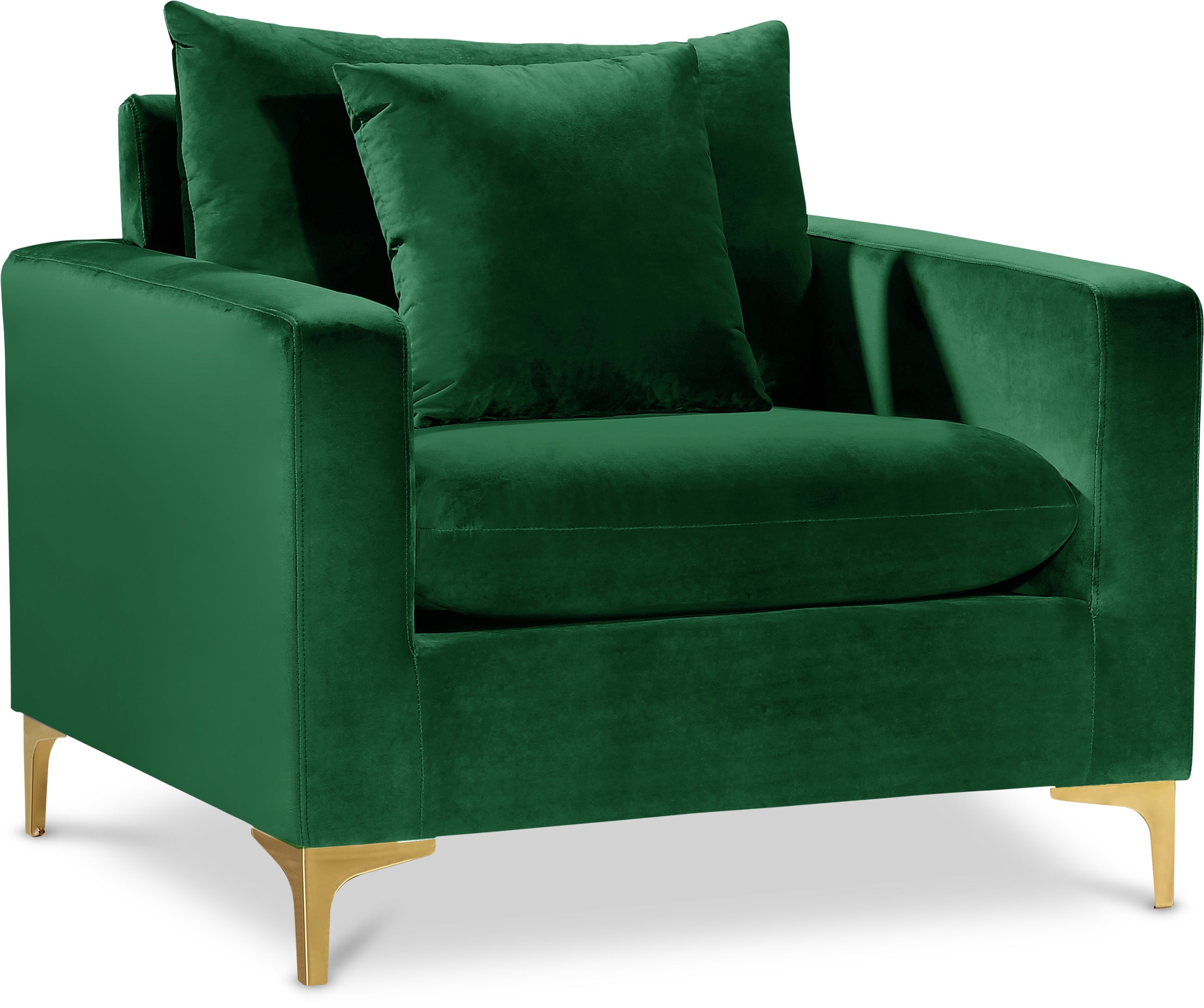 Naomi Green Velvet Chair