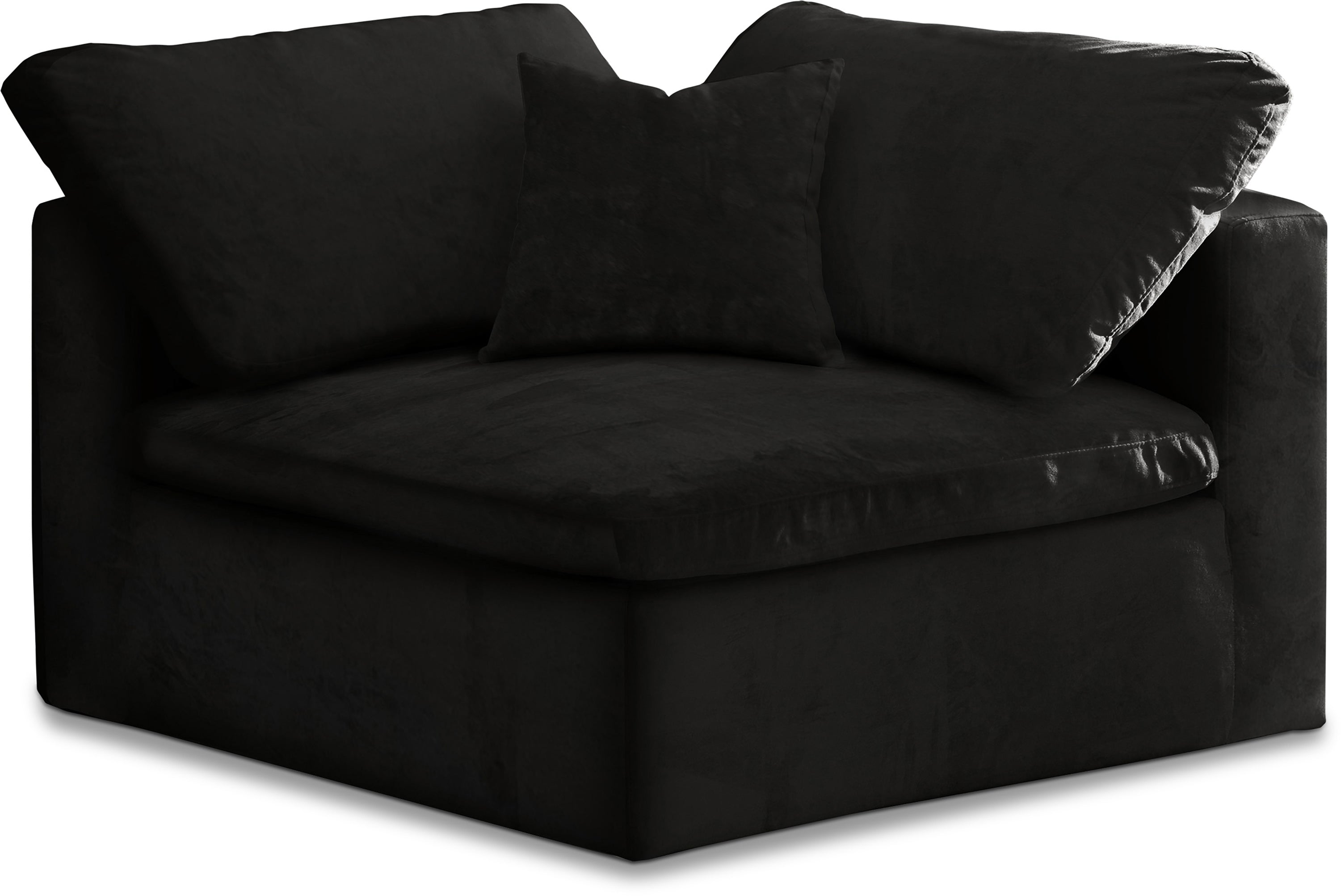 Cozy Black Velvet Chair