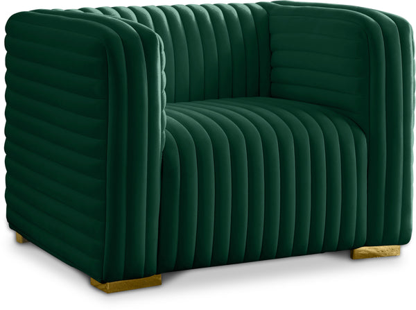 Ravish Green Velvet Chair