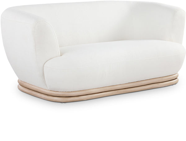 Kipton Cream Boucle Fabric Loveseat