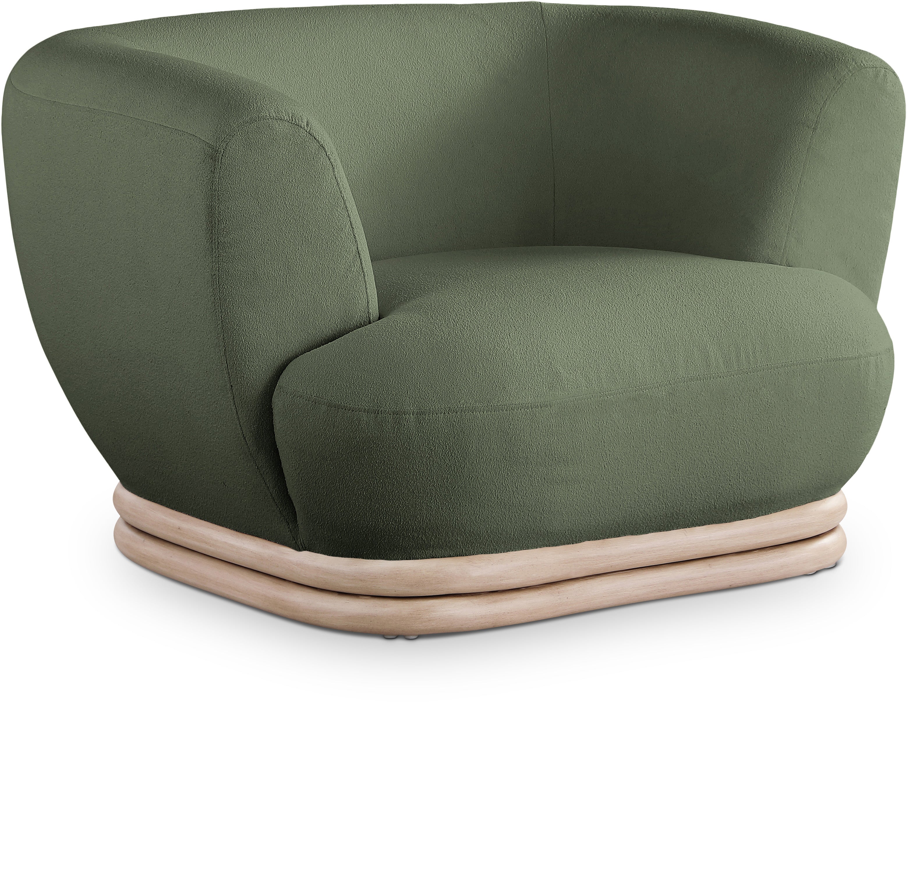 Kipton Green Boucle Fabric Chair