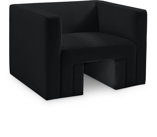 Henson Black Velvet Chair