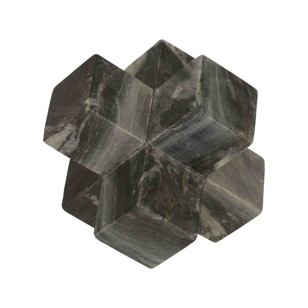 Marble 7" Jack Decor, Gray