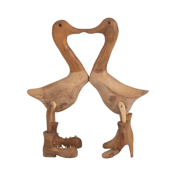 Bamboo, 18" Love Ducks, Natural