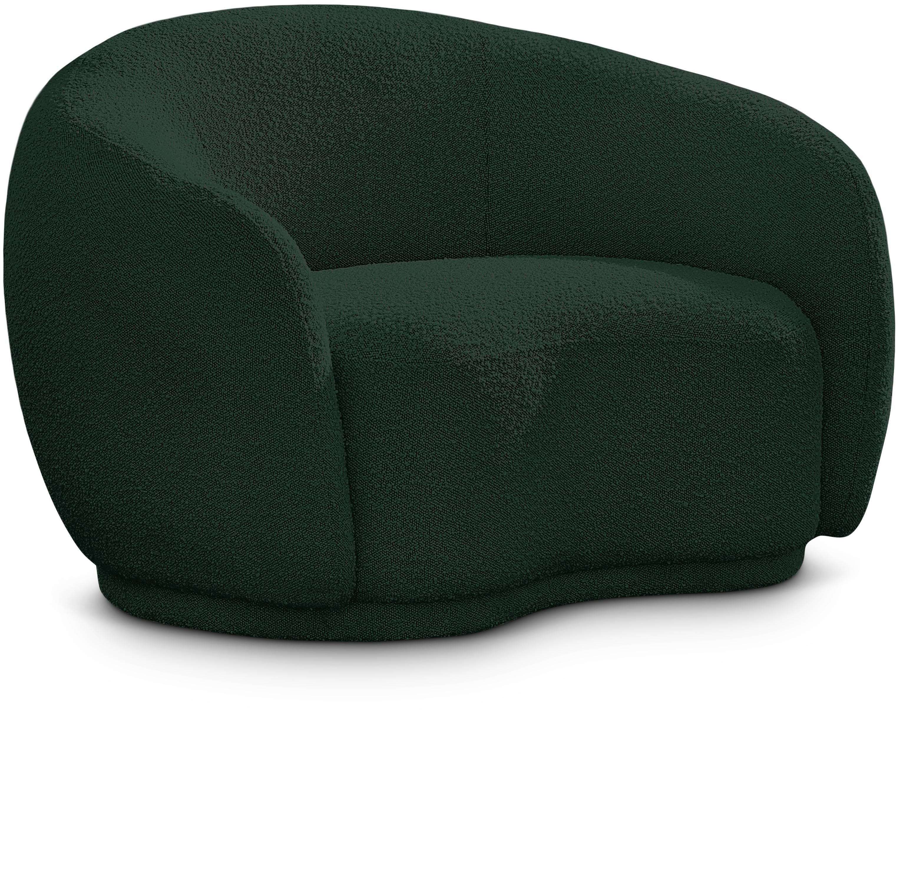 Hyde Green Boucle Fabric Chair