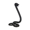 Metal 10"h Snake, Black