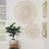 Wicker, 36", Round Wall Accent, Natural