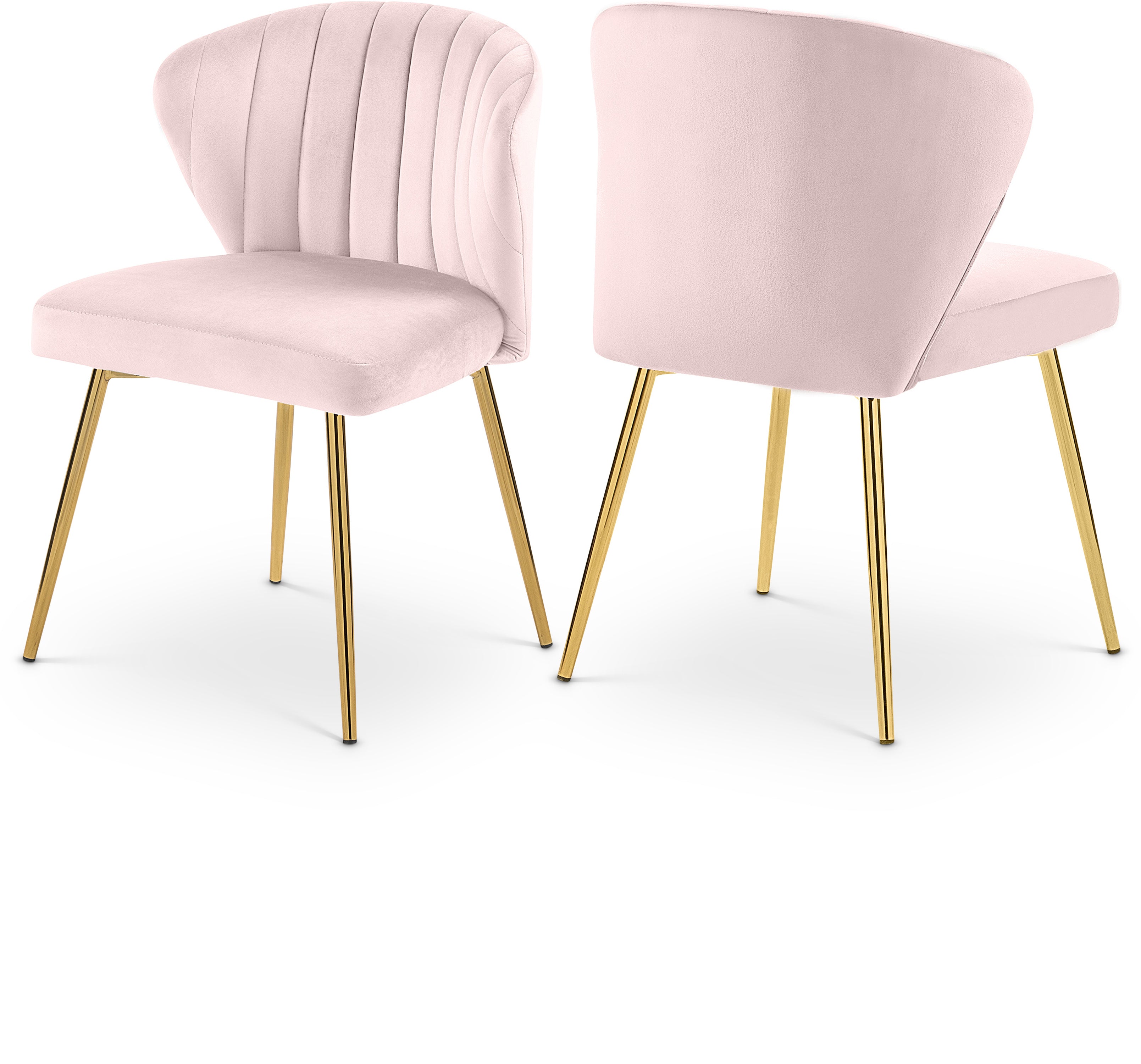 Finley Pink Velvet Dining Chair