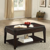 Baylor Lift Top Coffee Table with Hidden Storage Walnut