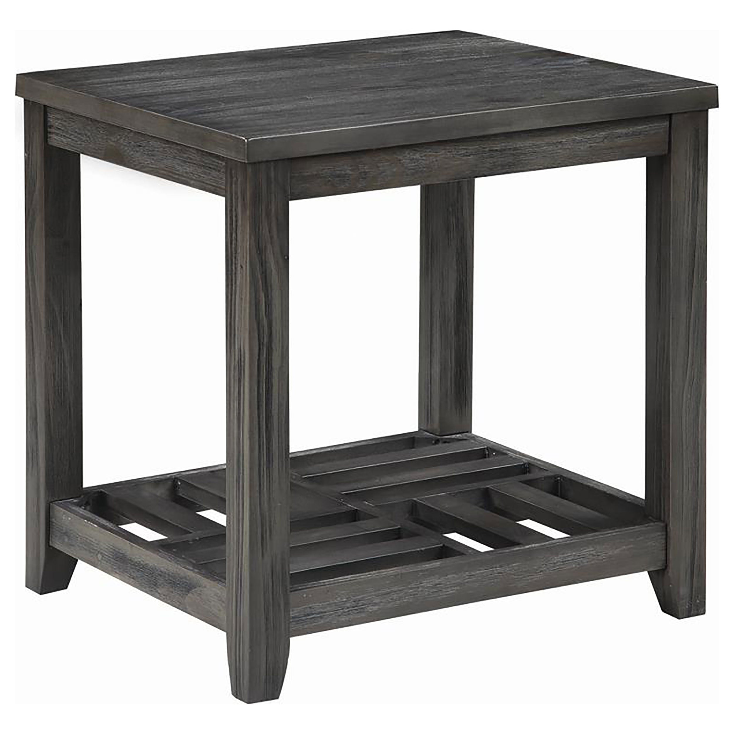 Cliffview 1-shelf Rectangular End Table Grey