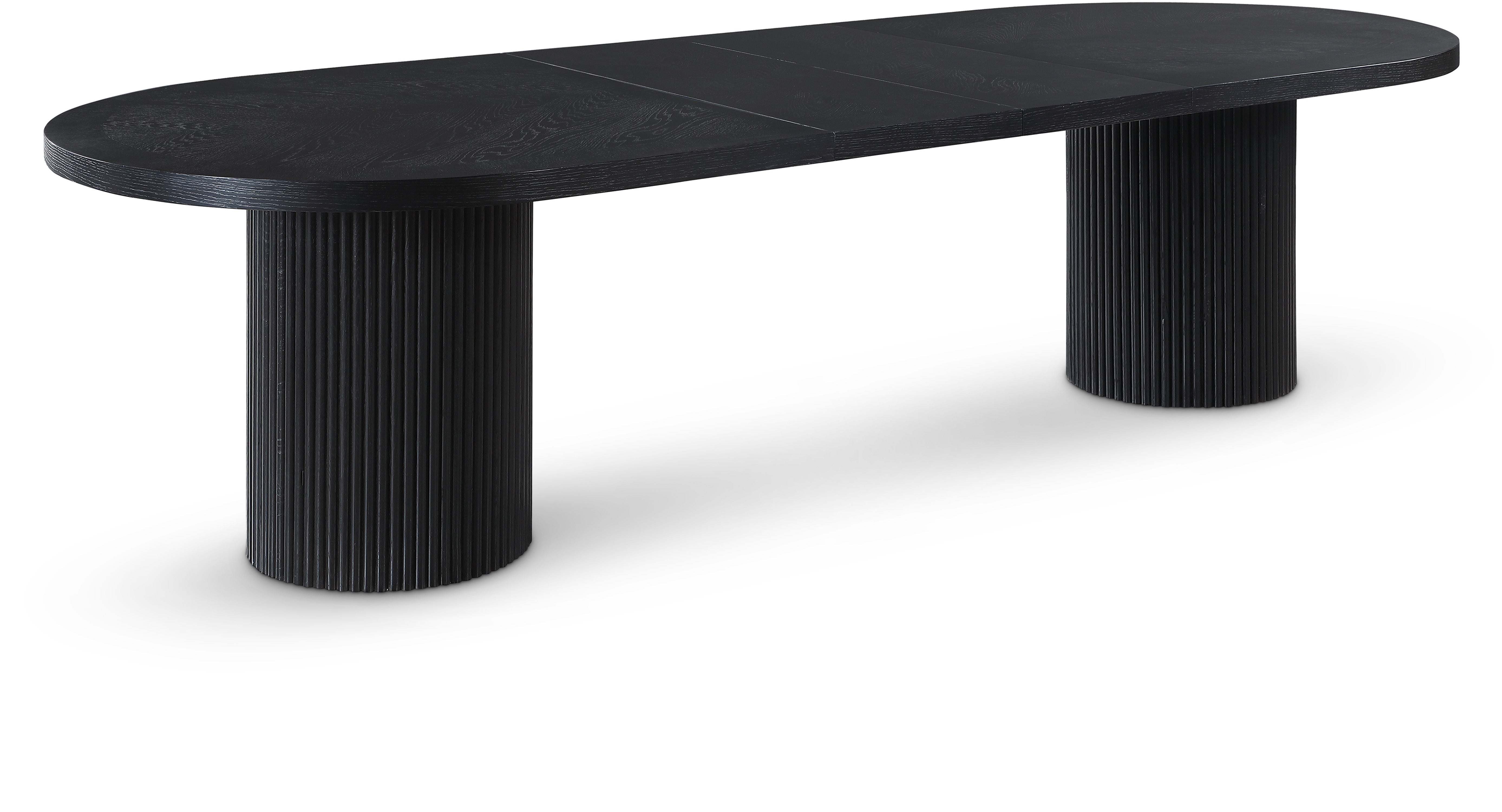 Belinda Black Oak Finish Dining Table (3 Boxes)