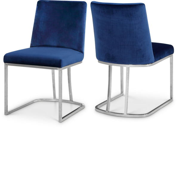 Heidi Navy Velvet Dining Chair