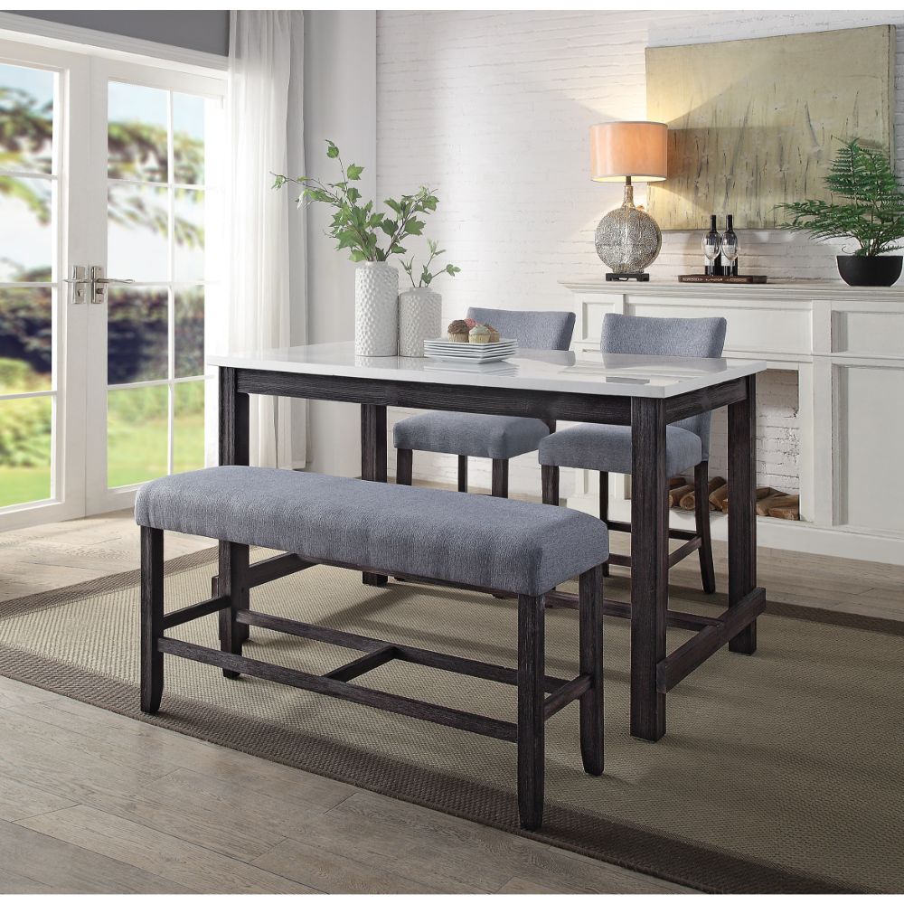 Yelena Counter Height Table W/Marble Top