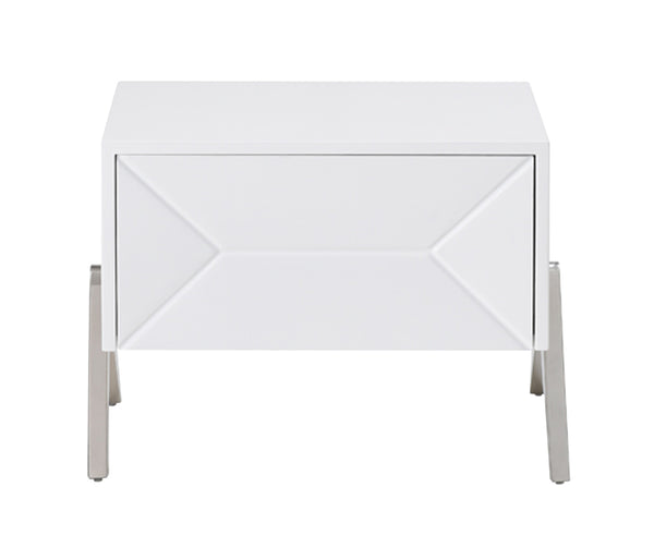 Modrest Candid Modern White Nightstand