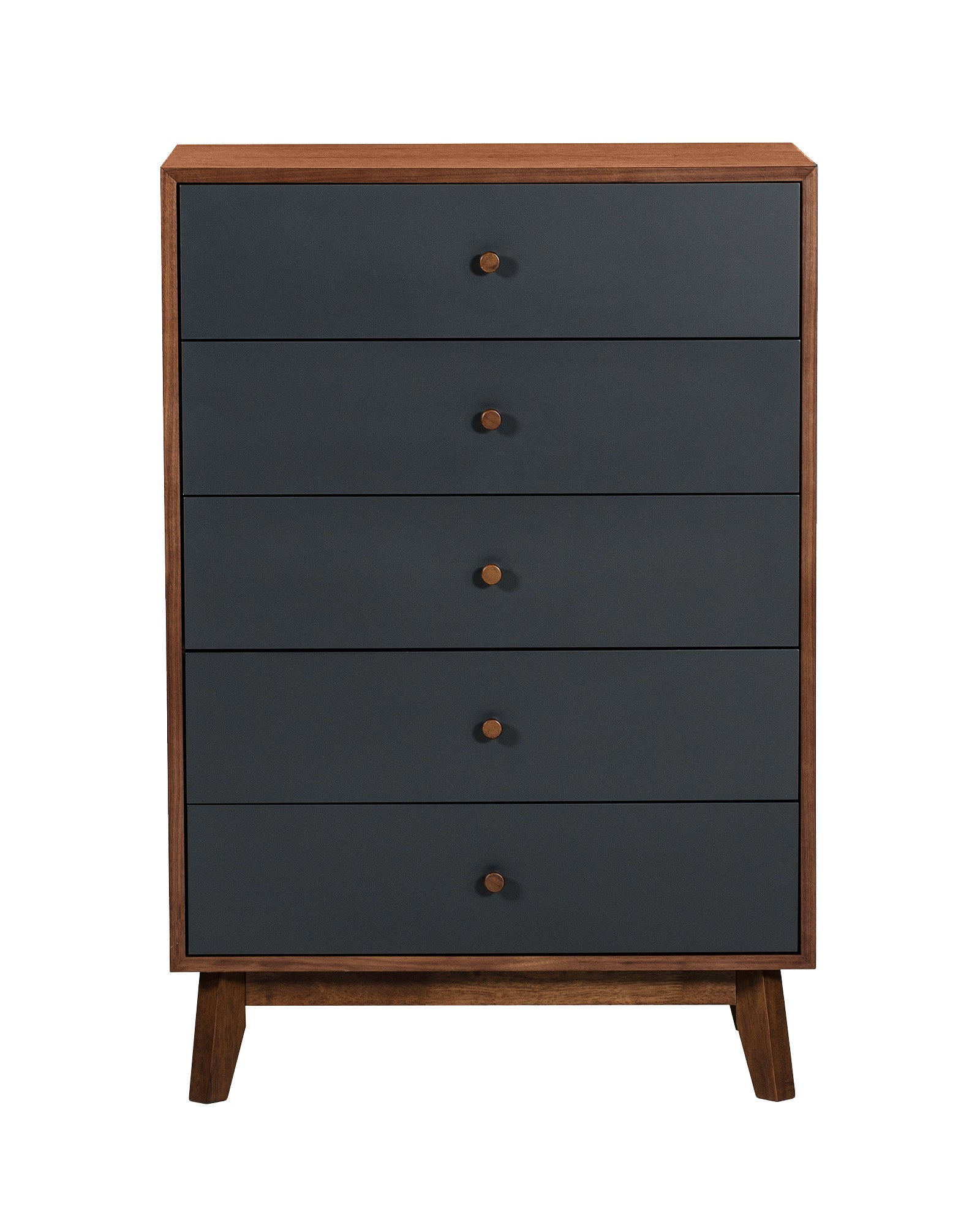 Nova Domus Dali Mid-Century Grey & Walnut Chest