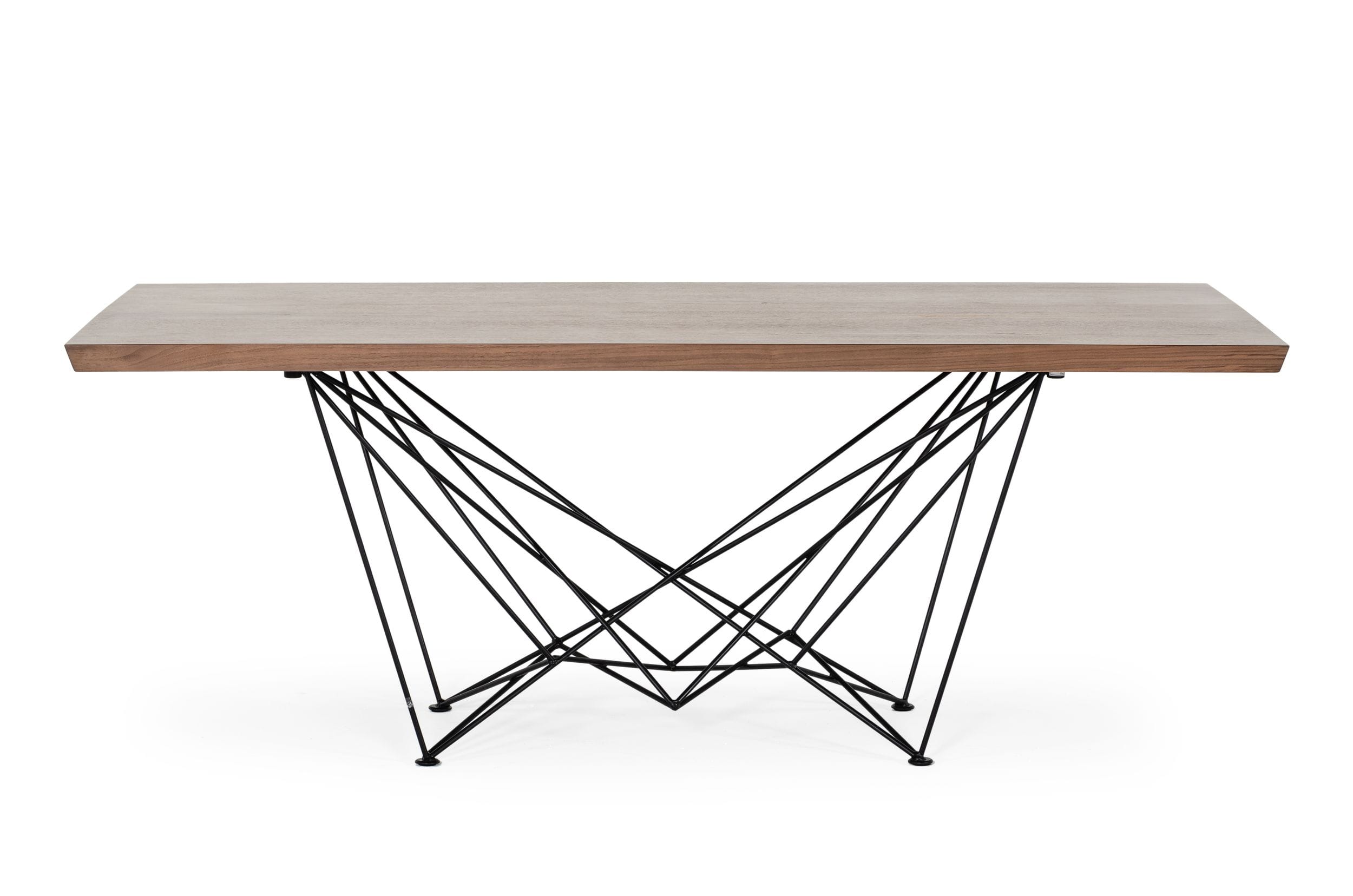 Modrest Naomi Modern Walnut Dining Table