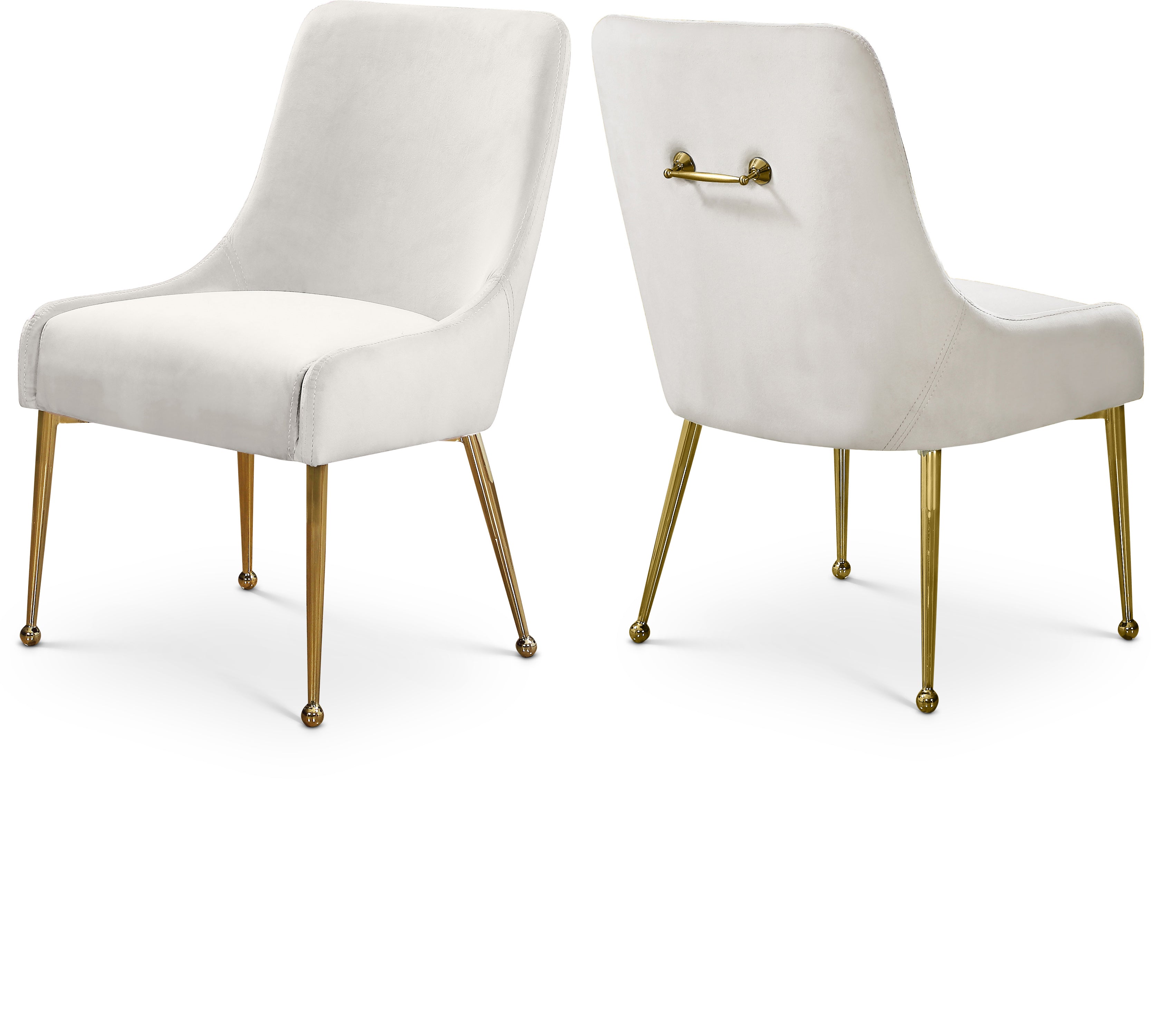 Owen Cream Velvet Dining Chair