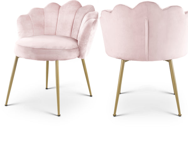 Claire Pink Velvet Dining Chair