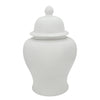 28"h Temple Jar, Matte White