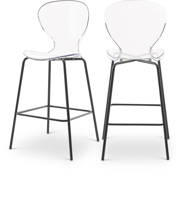 Clarion Matte Black Stool